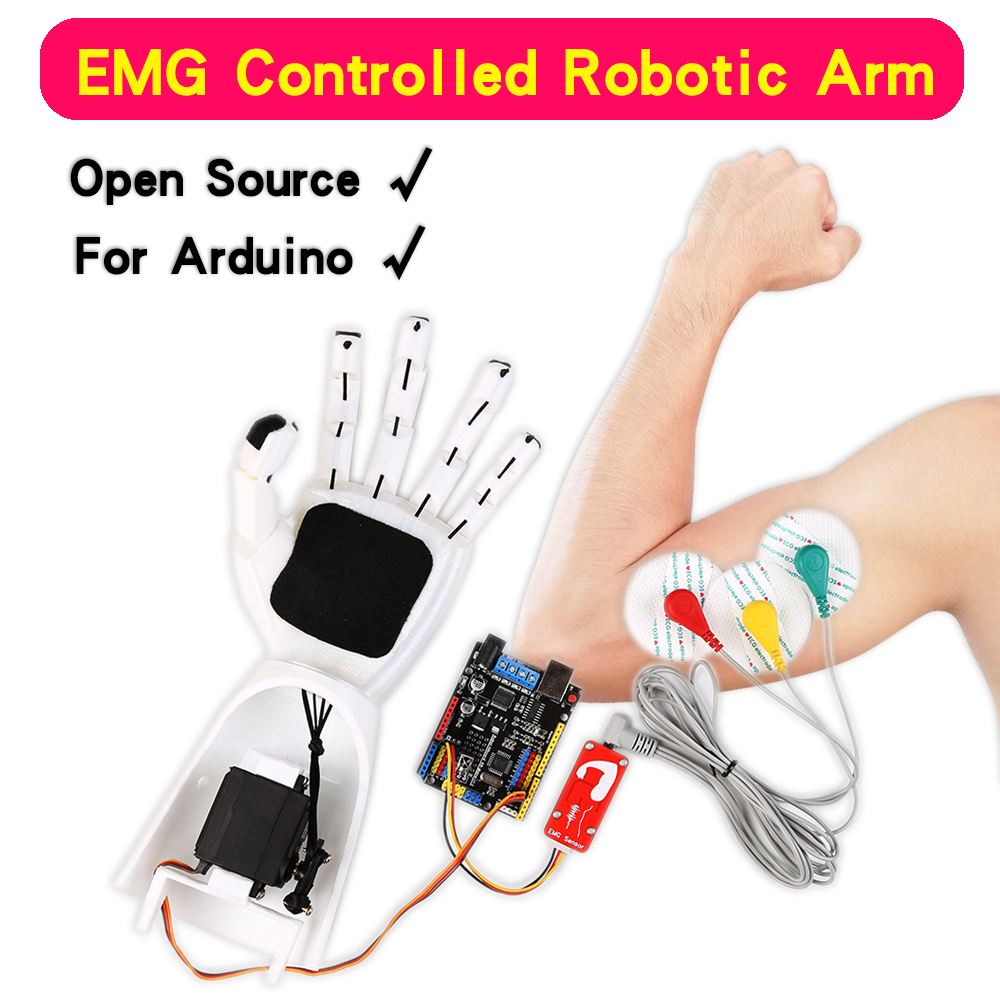 Robot Arm Kit - EMG 센서 로봇 팔 전기 근육