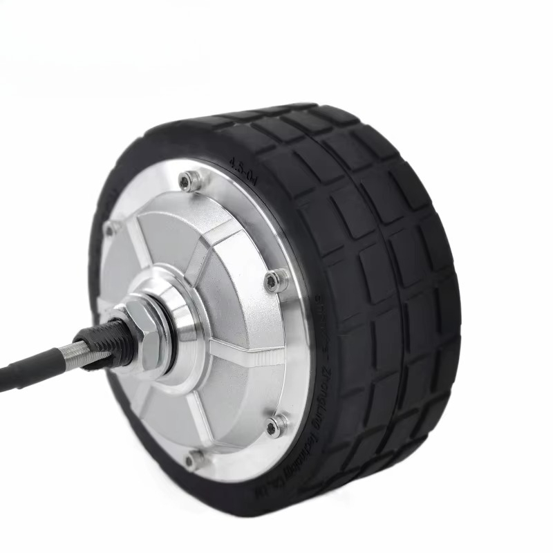 Robot Wheel - 4.5인치 DC 24V 200W, 최대 150kg