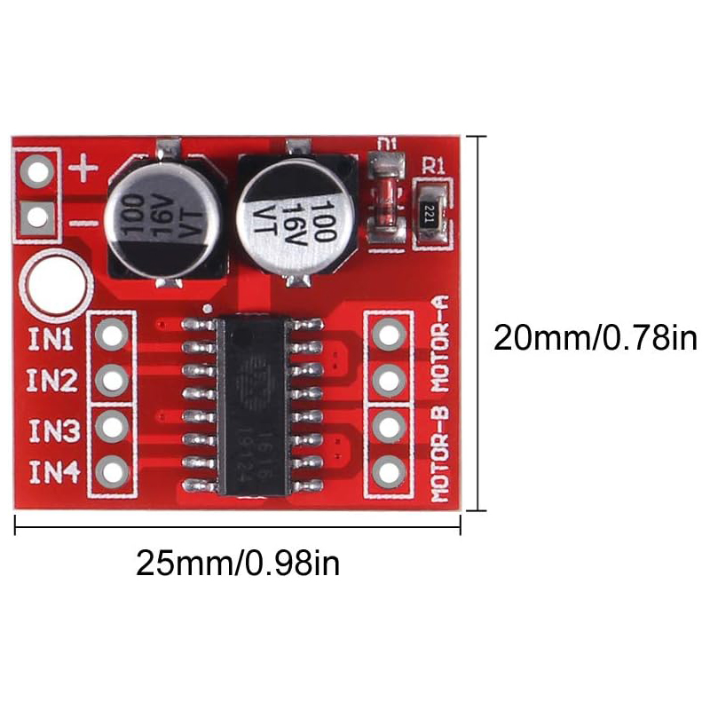 4/10개 MX1508 DC 모터 드라이버 모듈 2V- - Motor Driver L298N 리뷰 및 가격