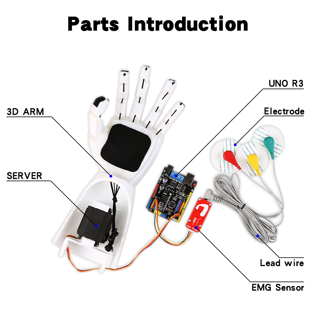 EMG 센서 로봇 팔 전기 근육 신호 센서 로봇 팔,  - Robot Arm Kit 리뷰 및 가격