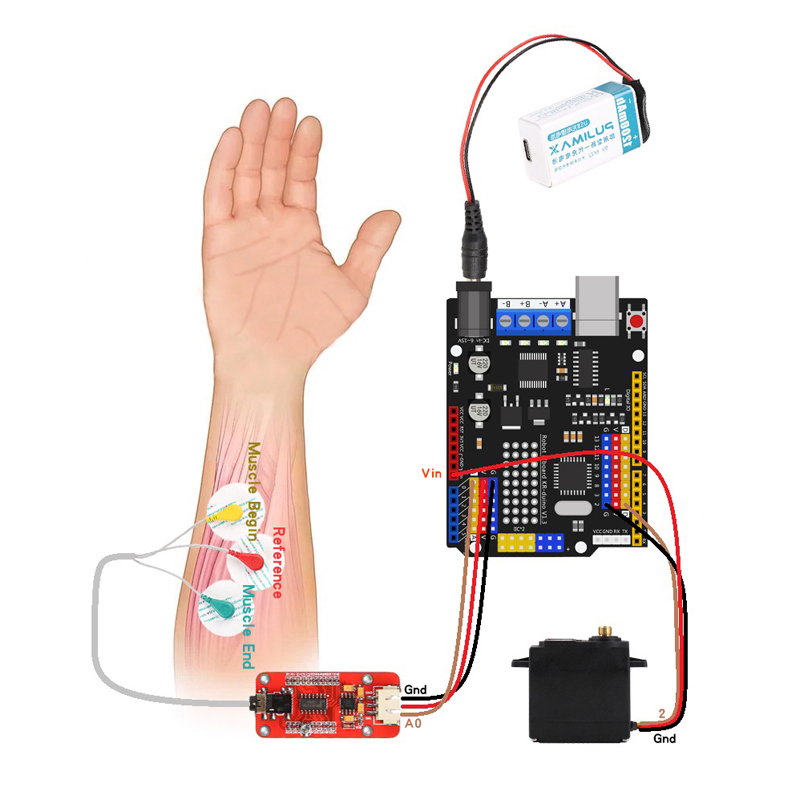 EMG 센서 로봇 팔 전기 근육 신호 센서 로봇 팔,  - Robot Arm Kit 리뷰 및 가격