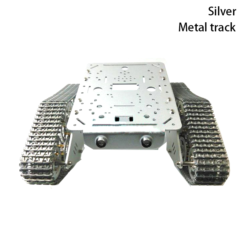 플라스틱 또는 금속 트랙이 장착된 금속 2륜 구동 탱크 - Robot Arm Kit 리뷰 및 가격