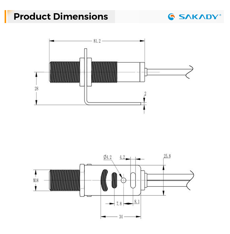 사카디 UKM18-6PO 고정밀 200kHz NPN N - Ultrasonic Distance Sensor 리뷰 및 가격