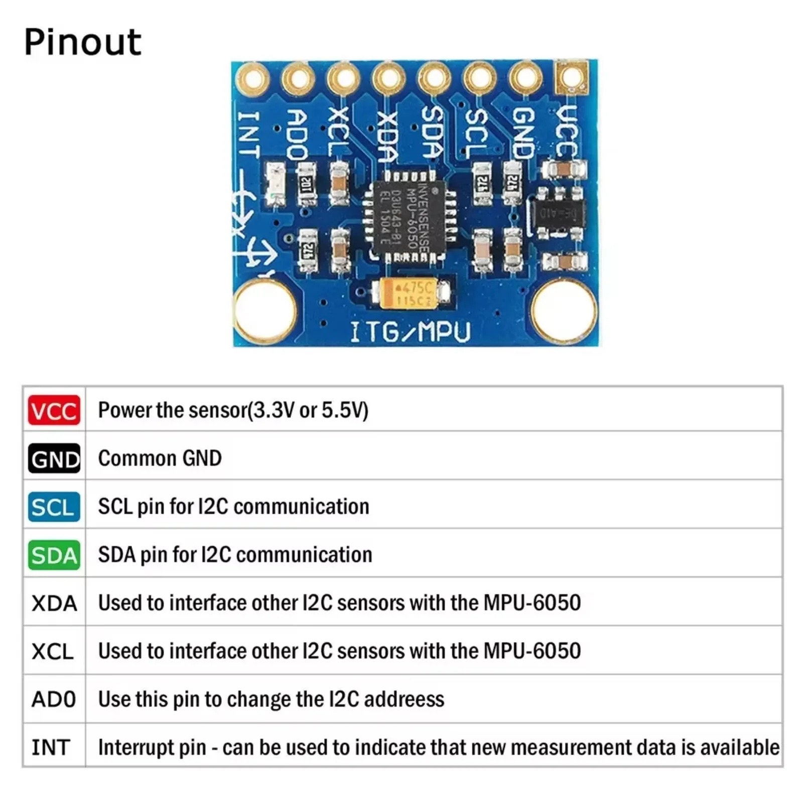 1/5/10pcs GY-521 MPU6050 3 축 아 - Accelerometer Mpu6050 리뷰 및 가격
