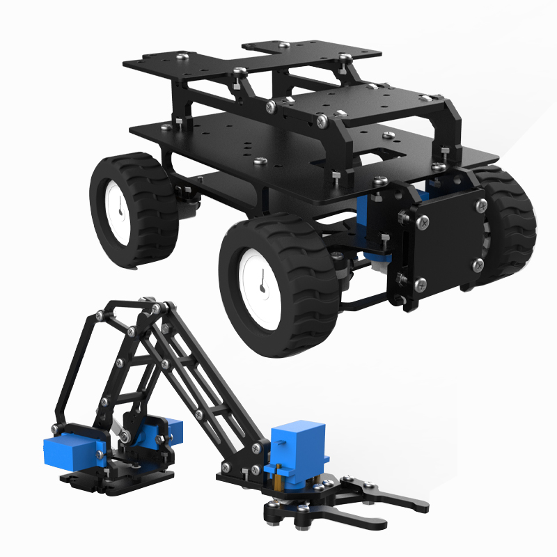 아크릴 4WD 로봇 자동차 모터 아커만 전방위 추적 섀 - Stm32 Robot 리뷰 및 가격