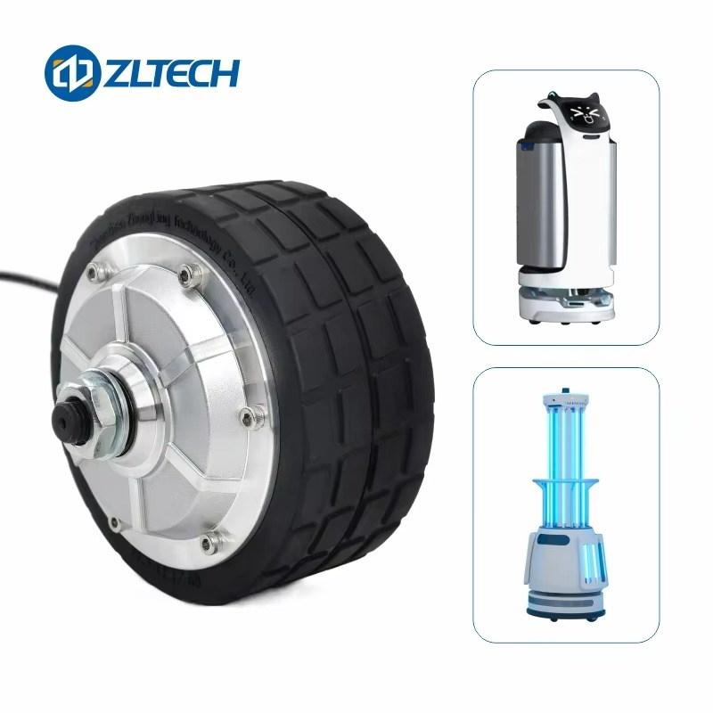 4.5인치 DC 24V 200W, 최대 150kg 하중 - Robot Wheel 리뷰 및 가격