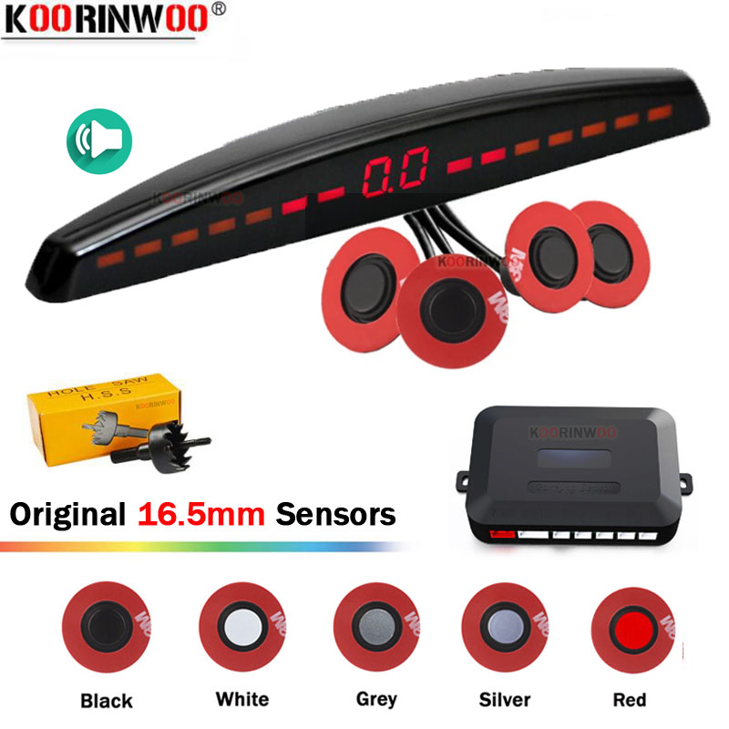 Koorinwoo LED 스크린 주차 센서가있는 자동차 - Infrared Obstacle Sensor 리뷰 및 가격