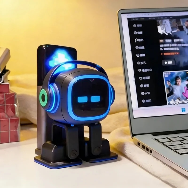 새로운 EMO AI 로봇 인터랙티브 데스크탑 친구, 충 - Ros Robot 리뷰 및 가격