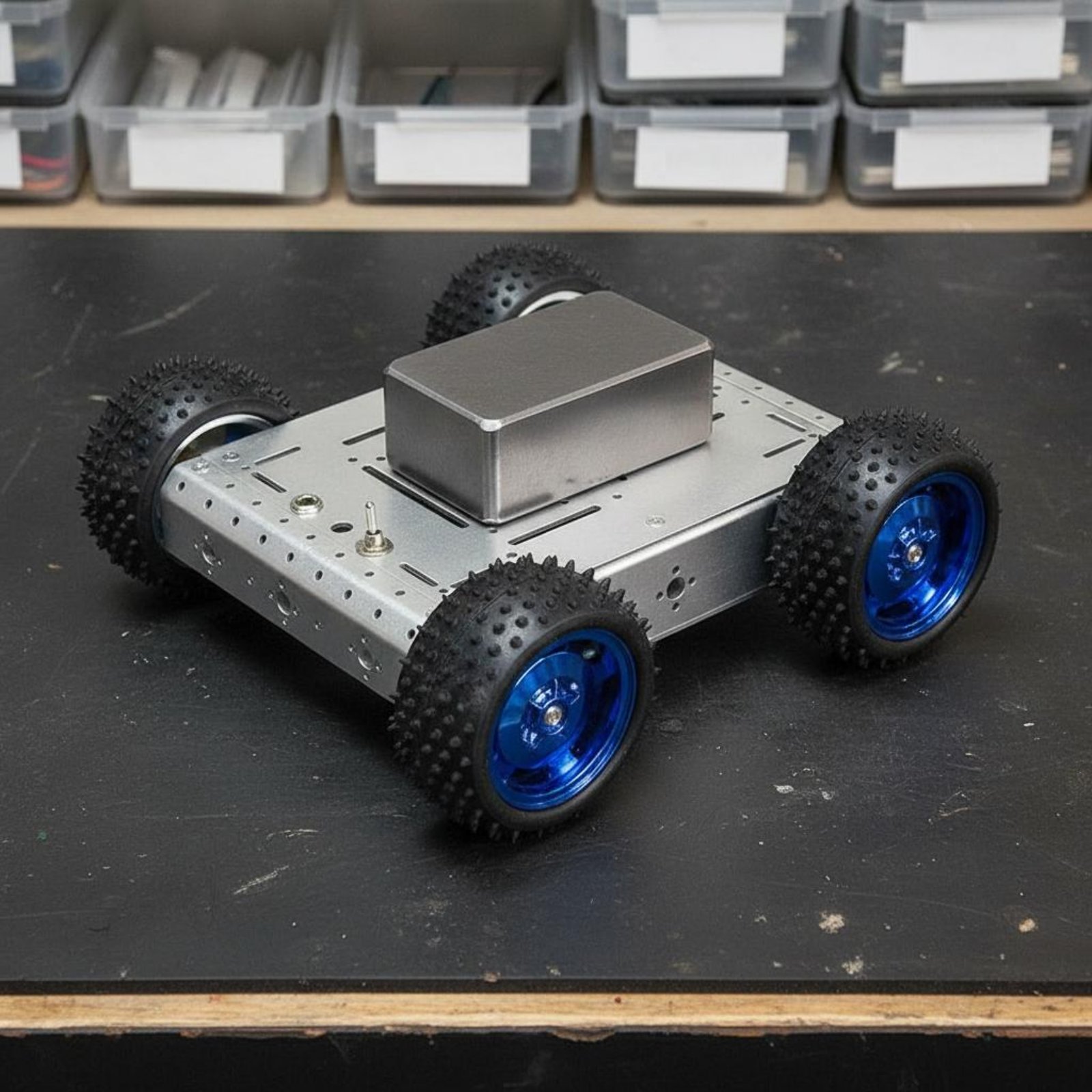 4WD 스마트 자동차 섀시 1.5KG 적재 용량 4WD - Robot Wheel 리뷰 및 가격